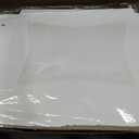 10Pcs Half-Sheet Cake Boxes 19x14x4" - White Bakery Boxes with Window, Pastry and Dessert Box Set for Mothers Day Gifts & Cake Presentation, Glossy Flip Top Boxes for Cakes, Cupcakes, Cookies & Donuts, 10 Count