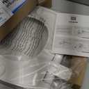 WSSROGY Toilet seat Elongated with Slow Close Hinges, Four Bumpers Never Loosen and Easily Remove, Two Sets of Parts, Plastic, White