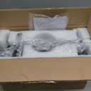 Black Kitchen Island Lighting, 3-Lights Modern Dining Room Light Fixture, Farmhouse Pendant Light Fixtures with Glass Shades, Adjustable Rectangle Linear Chandelier for Living Room