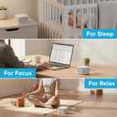 Big Red Rooster White Noise Machine for Sleeping Baby & Kids Sound Machine with Rain, Nature & Ocean Sounds Portable Sleep Noise Maker with Timer, Bluetooth & USB/3 AAA Power Travel & Home Use