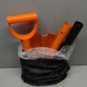 Telescoping Snow Shovel for Car Emergency & Driveway, 31"-47" Extendable Aluminum Shovel with D-Grip, Heavy Duty Shovel for Snow Removal, Gardening & Camping