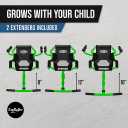 EzyRoller Spinner X Ride On Toy for Kids, Ages 4-12, Up to 154 lbs - Green