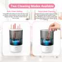 Electric Makeup Brush Cleaner, 6500RPM Automatic Makeup Brush Cleaner Machine, Portable Design with 1800mAh Rechargeable Battery for Makeup Brushes, Perfect Gift for Makeup Lovers