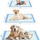 100-Pack X-Large Puppy Pads - 34'' x 28'' Pee Pads for Dogs Potty Training with Leak-Proof Quick-Dry Design, 6-Layer Wee Wee Pads for Dogs, Blue