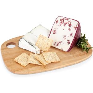 True Morsel Small Bamboo Cheese Board, Bamboo Wood, 8.75" by 6", Cheese Service, Entertaining Gift Set