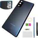 S20 FE Back Cover Replacement Rear Battery Door for Samsung Galaxy s20 fe G781 6.5 Inch (Cloud Navy/Black)