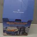 EAST OAK Cordless Electric Lunch Box for Adults, Dark Green, 2-Layer