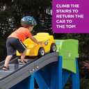 Step2 Extreme Coaster Kids Ride On Toy, Push Car, Indoor/Outdoor Roller Coaster & Playset, Made of Durable Plastic, Max Weight 80 lbs., For Toddlers 3+ Years Old, Large