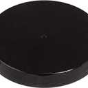 Plastic Smooth Black Lid With a Foam Liner for Jar (24 Pack) (Neck Size 89-400)