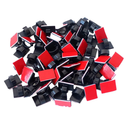 Adhesive Clips Strong Wire Holders 100 Pack Self-Adhesive Wire Clip Cable Cord Desk Management for Office Home and Car