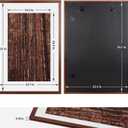 A1 Picture Frame (23.4 x 33.1 inches), Solid Wood Brown Wood Poster Frame-Horizontal and Vertical Wall Hanging for Home, Exhibition, Caffe(Brown)