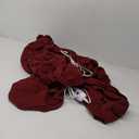 McJaw Electric Heated Blanket 72"x 84" Full Size, 4 Heating Levels and 10-Hour Auto Off, Lightweight and Breathable - Burgundy