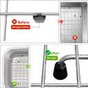 Sink Bottom Grid 24-1/8" x 12-5/8", Centered Drain with Corner Radius 1-1/2", Sink Protector for Single Bowl Kitchen Sinks
