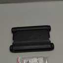 Hinge Outlet Adjustable Double Action Spring Hinge, Saloon, Swinging or Cafe Door Hinges - Highly Rust-Resistant, Self-Closing, Dual-Swing (6 Inch, Matte Black)