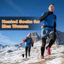 Heated Socks for Men Women Electric Rechargeable Battery Powered Heated Socks,Winter Warm Heated Thermal Insulated Socks for Outdoor Sports Climbing Hiking Hunting Skiing