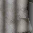 Tuddrom Decorative Extra Soft Faux Fur Throw Blanket 50" x 60",Solid Reversible Fuzzy Long Hair Shaggy Blanket,Fluffy Cozy Plush Fleece Comfy Microfiber Fur Blanket for Couch Sofa Bed,Pure White