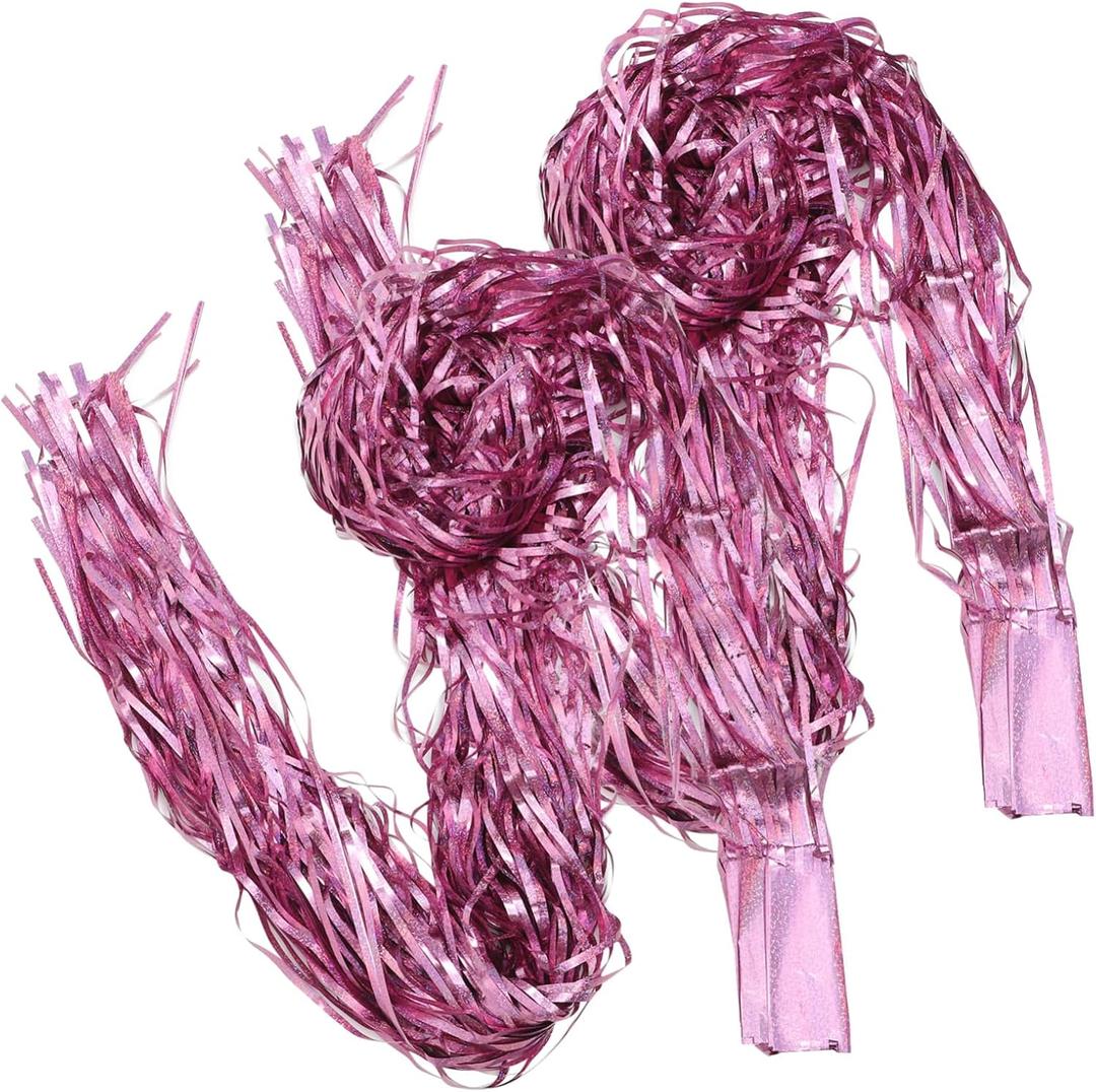 2pcs Tinsel Foil Fringe Curtains Shiny Backdrop for Parties and Weddings Streamers for Showers and Celebrations