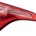 TRQ Driver Side Inner Tail Light Assembly Compatible with 2017-2019 Toyota Corolla TO2802135