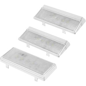 New Upgraded Refrigerator LED Light Set - Compatible with Whirlpool, Kenmore, Maytag, and KitchenAid Refrigerators - Includes 1 Pc W10515058 & 2 Pcs W10515057 - Replaces WPW10515057, WPW10515058