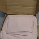 Amazon Basics Lightweight Super Soft Easy Care Microfiber 4-Piece Bed Sheet Set with 14-Inch Deep Pockets, Luxury Bedding, Queen, Blush Pink, Solid