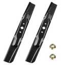 GUSUHAWK 2 Pcs 942-04308 Blades with Nut for Cub Cadet 42 inch Mower Blades