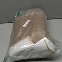 IVICY Faux Linen Front Car Seat Cover  Durable, Non-Slip Seat Protector for Cars  1 Unit, Light Brown (BROWN WS LN)