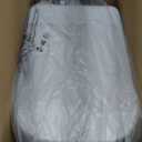 Cesun Small Bathroom Trash Can with Lid Soft Close, Step Pedal, 6 Liter / 1.6 Gallon Stainless Steel Slim Garbage Can for Bedroom, Diaper Waste Basket with Removable Inner Bucket (White)