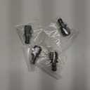 Ucreative 6AN Straight Push Lock Hose Fitting End Black 4PCS