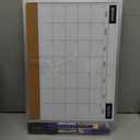 Lumspax Monthly Calendar Dry Erase Board for Wall, 17"x13" Double-Sided Magnetic Calendar White Board with Cork, Silver Aluminum Alloy Frame Hanging Small Whiteboard for Office, Home, School, Pack Of 2
