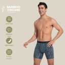Men's Underwear Viscose from Bamboo Mens Boxer Briefs 6 Inch, Moisture Wicking Underwear for Men Pack, Open Fly (L)
