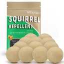 SUAVEC Squirrel Repellent, Chipmunk Repellent Outdoor, Squirrels Repellant for Garden, Squirrel Deterrent Mint, Outdoor Squirrel Stopper for Attic, Keep Squirrel Away for Plants -12 Pack