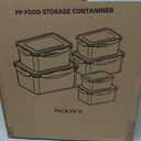 36 Piece Airtight Food Storage Containers,BPA-Free Plastic Jars with Lids, Stackable & Leakproof for Kitchen Pantry Fridg, Perfect for Snacks Cereal Flour Meal Prep (6 Size, 36 pcs)