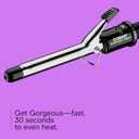 Conair Instant Heat 3/4-Inch Curling Iron, -inch Barrel Produces Tight Curls, Hair Curler for Short to Medium Hair, 25 Heat Setting Hair Curling Iron, Black