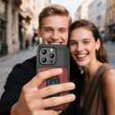 Vofolen for iPhone 16 Pro Case Wallet with Card Holder [Store 2 Cards] + Stand Heavy Duty Shockproof Protective Wallet Phone Case for iPhone 16 Pro for Men Women, 6.3 Inch Red