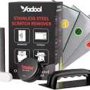 Stainless Steel Scratch Remover Kit, Use for Non-Coated Stainless Steel Metal, Ideal for Refrigerators, Fridge, Stoves, Sinks, Dishwasher Doors & Appliances Scratch Repair & Polish