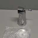 Universal Bathroom Tub Spout with Metal Tub Spout Cover Ring, 5 1/4 Inches Reach Wall Front Mount Faucet with Shower Diverter 1/2" IPS Inside Thread(Chrome)