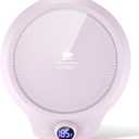 Fast Heating Mug Warmer - 4 Temp Settings & 1-12H Timer, Coffee Cup Warmer Plate for Desk Auto Shut Off, Ideal Beverage Warmer Gift for Coffee, Tea, Milk (Purple)