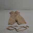 SHAPELLX Strapless Shapewear for Women Deep Plunge Corset Tummy Control Backless Bodysuit Mid Thigh Full Body Shaper (Small, 02-beige-standard Cup (B-d)