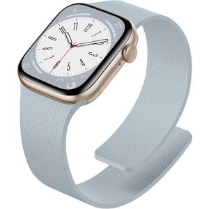 Magnetic Silicone Watch Band Compatible with Apple Watch Bands for Women 40mm 41mm 42mm 38mm, Soft Sport Strong Magnet Strap for iWatch Ultra 3 2 1 Series 11 10 9 8 7 6 5 4 SE 3 2 1