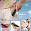GAIATOP Portable Handheld Fan, 3 IN 1 Mini Foldable Travel Fans [17H Max Cooling Time] with Power Bank, Pocket Design USB Rechargeable for Travel Concert Lash Makeup, Summer Gifts for Women Girl Black