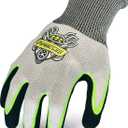 Ironclad OCTANE NITRO Knit Touchscreen Glove; Oil Resistant Nitrile Palm with Textured Finish Grip, (1 Pair), Size XS (R-NTR-01-XS)