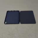 Akkerds Compatible with iPad (A16) 11th Generation Case 11 Inch 2025, for iPad 10th Generation Case 10.9 Inch 2022 with Pencil Holder, Slim Trifold Stand Protective Cover with Soft TPU Back, Blue Gray