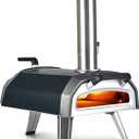 Ooni Karu 12G Multi-Fuel Outdoor Pizza Oven - Wood and Gas Outdoor Pizza Oven with Pizza Stone & Intergrated Thermometer, Pizza Oven Outdoor, Dual Fuel 12 Inch Pizza Maker, Outdoor Cooking Grill