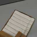 Solino Home Linen Striped Table Runner 120 Inches Long - Pinstripe 100% Pure Linen Ivory and Black Dining Table Runner 14 x 120 Inch for Spring, Easter