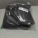 Outdoor Waterproof Camping Blanket, Foldable Fleece Stadium Blanket for Outdoor Sports Event, Camping, Picnics (Black)