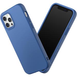 RhinoShield Case Compatible with [iPhone 12/12 Pro] | SolidSuit - Shock Absorbent Slim Design Protective Cover with Premium Matte Finish 3.5M / 11ft Drop Protection - Cobalt Blue