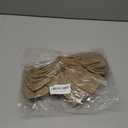 2 Pack Large Burlap Jute Hemp Rope Bows for Wreaths, Rustic Farmhouse Crafts Bow Wrapping Tree Topper Wedding Holiday Birthday Party Wall Home Boho Front Door Decorations (Beige)