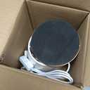 Small Bedside Table Lamp, Wooden Bedroom Lamp with Linen Shade, Mini Desk Night Light for Bedroom, Living Room, Kids Room