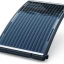Curve Solar Pool Heater, Made for Above-Ground and Inground Pools, Includes 2 Adapters, 2 Hoses & Clamps