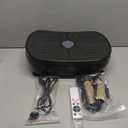 Vibration Plate Exercise Machine, PBYRD Portable Full Body Vibration Platform for Lymphatic Drainage, 9 Preset Auto Mode Fitness Board for Weight Loss Shaping, with Resistance Bands, 99 Levels